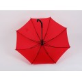 Regular straight umbrella with plastic case